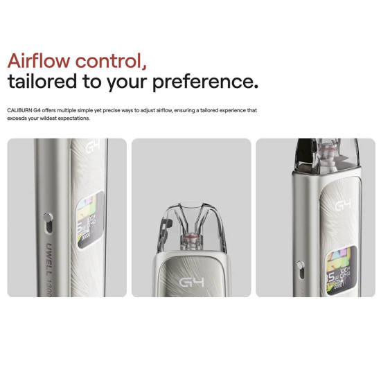 Uwell Caliburn G4 Pod Kit 1300mAh Polar Black