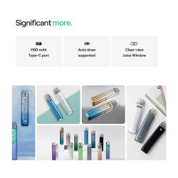 Uwell Caliburn G4 Mini Pod Kit 1100mAh Light Silver