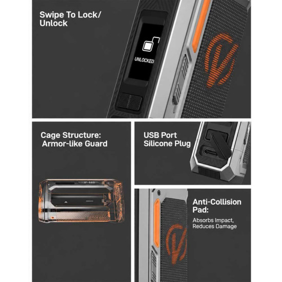 Vaporesso Armour Octa Mod 220W Titanium Grey