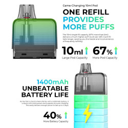 Vaporesso Eco Nano Plus Pod Kit 1400mAh 10ml Midnight Black