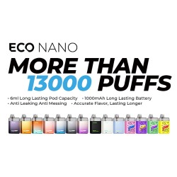 Vaporesso Eco Nano Pod Kit 1000mah 6ml Sparkling Purple