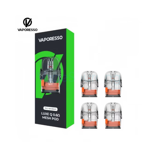 Vaporesso Luxe Q Cartridge 0.8ohm 3ml 4 τεμάχια