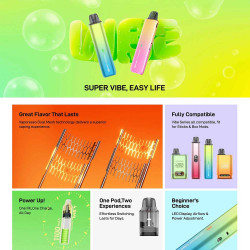 Vaporesso Vibe SE Pod Kit 1100mAh 4.5ml Black