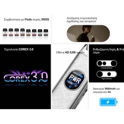 Vaporesso XROS 5 Pod Kit 1500mAh 3ml Cosmic Black