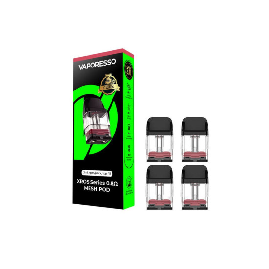 Vaporesso XROS Series Corex 3 0.8ohm Mesh Pod Cartridge 3ml 4 τεμάχια