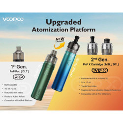 Voopoo Doric 60 Pro Pod Kit 2500mAh 5ml Modern Red