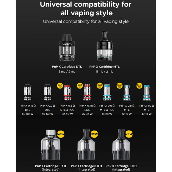 VooPoo Drag X3 Pod Kit 80W 5ml Spray Black