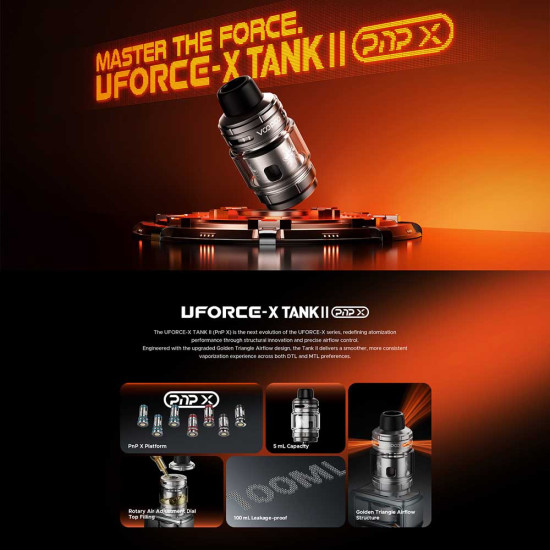 Voopoo Uforce-X Tank II 5ml Silver